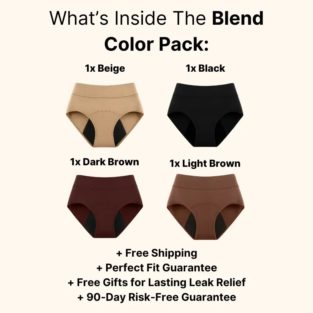 💖Last Day 50% OFF|Playribo®  100% Leak-Proof Underwear 4-pack🌸