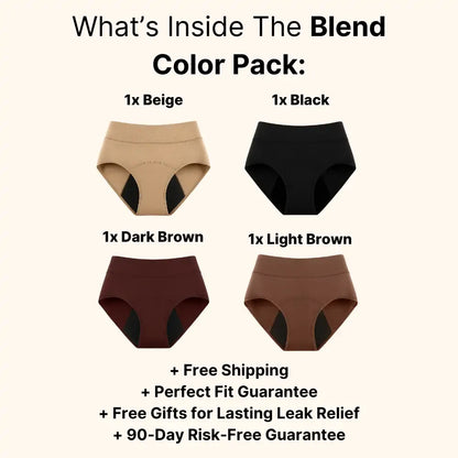 💖Last Day 50% OFF|Playribo®  100% Leak-Proof Underwear 4-pack🌸