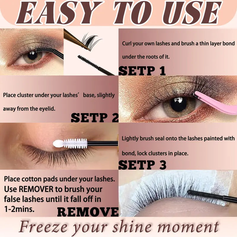 DogiJoy® Faux Lashes & Adhesive | Effortless Glamour with Long-Lasting Hold | 50% OFF Today