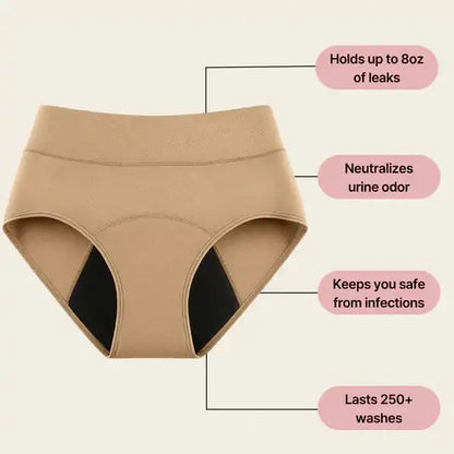 💖Last Day 50% OFF|Playribo®  100% Leak-Proof Underwear 4-pack🌸